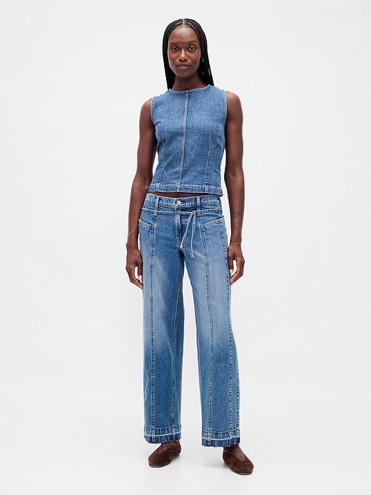 Gap Denim Crop Shell Tank Top — photo 3