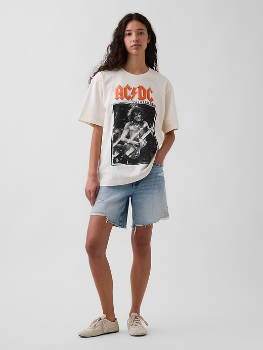 Gap AC/DC Relaxed Graphic T-Shirt — photo 7