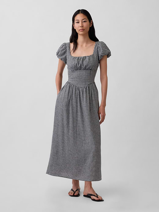 Gap Linen-Blend Drop-Waist Maxi Dress — photo 1