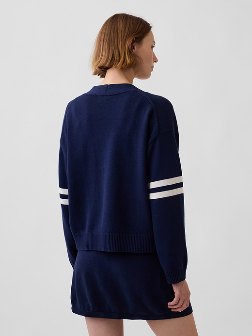 Gap 100% Cotton Oversized Cardigan Sweater — photo 4