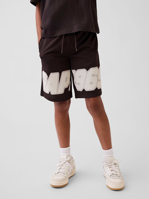 Gap Kids 8" Mesh Active Shorts — photo 4