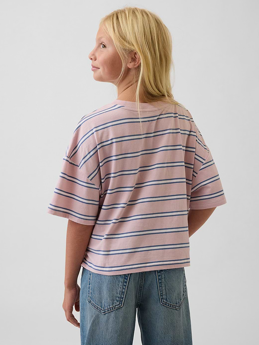 Gap Kids State Logo Oversized Boxy T-Shirt — photo 4