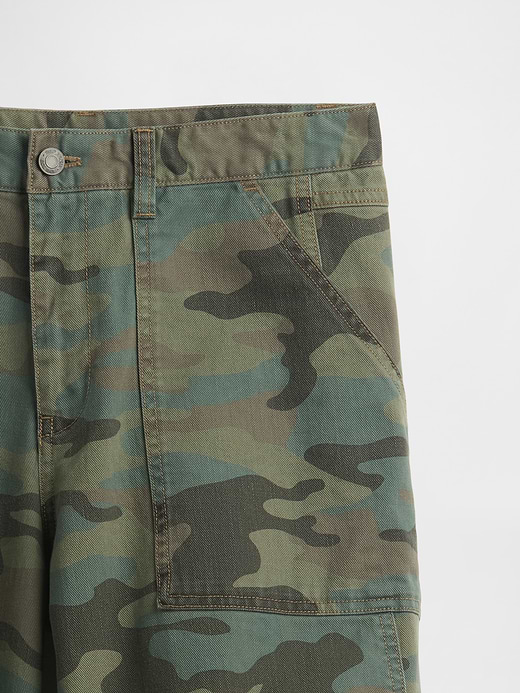Gap Mid Rise Twill Barrel Pants — photo 9