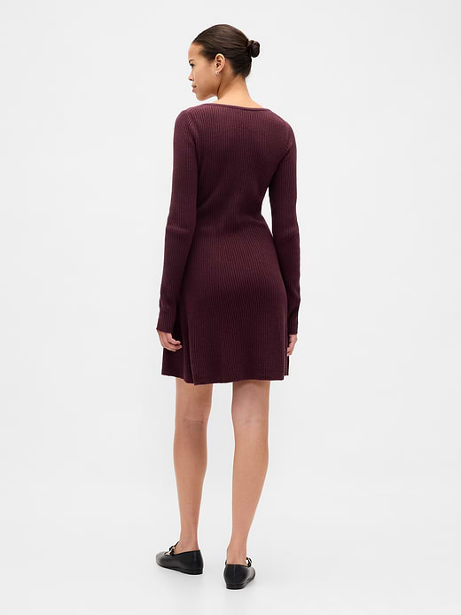 Gap CashSoft Rib Sweater Mini Dress — photo 3