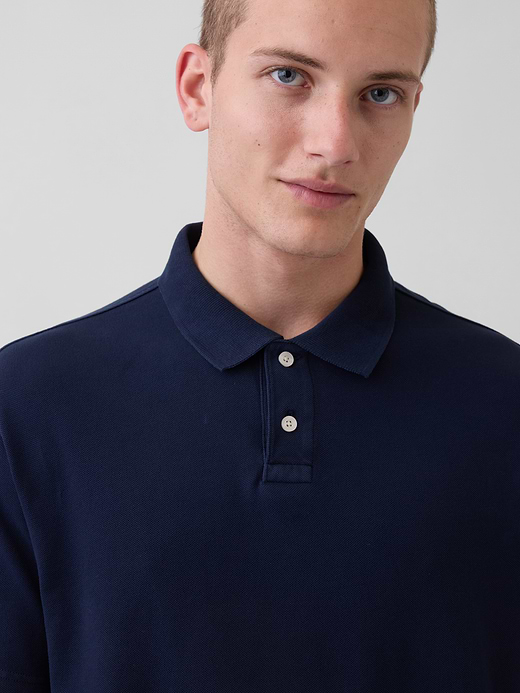 Gap Relaxed Pique Polo — photo 5