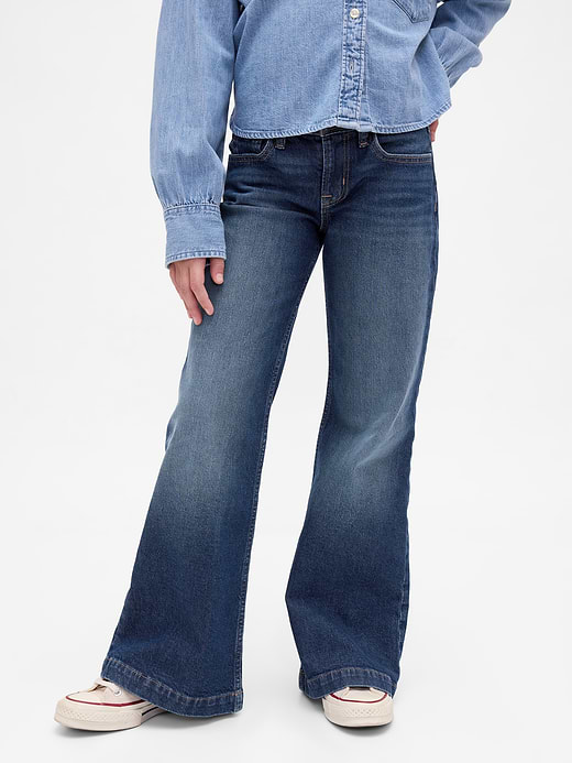 Gap Kids Low Rise Relaxed Flare Jeans — photo 4