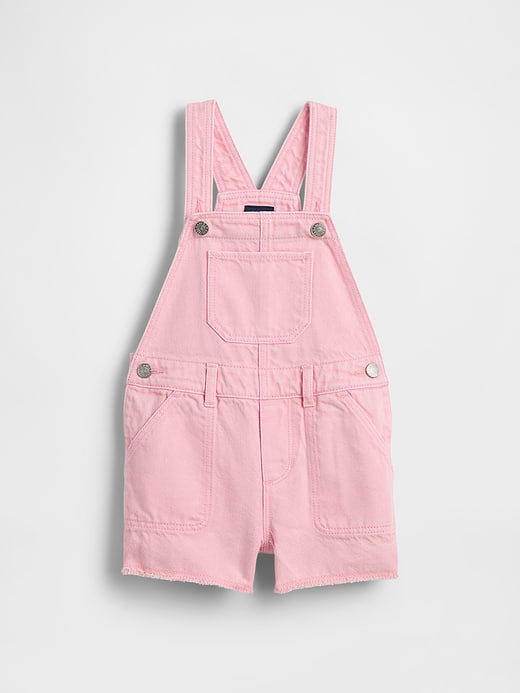Gap Baby & Toddler Embroidered Denim Shortalls — photo 1