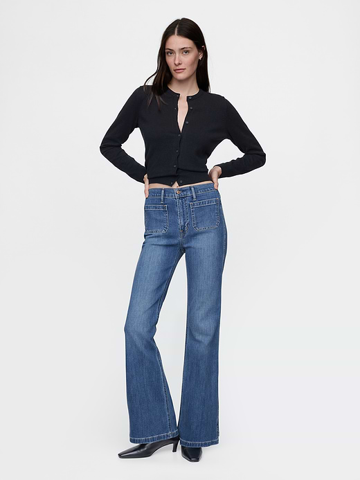 Gap High Rise '70s Flare Jeans — photo 1