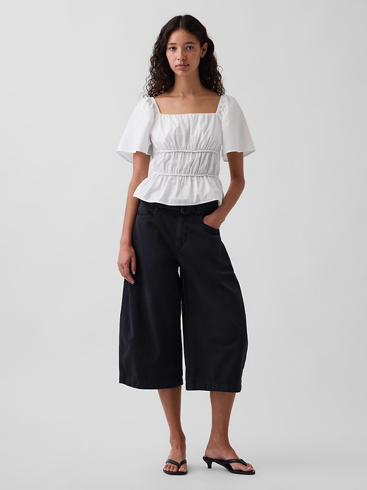 Gap Square-Neck Peplum Top — photo 3