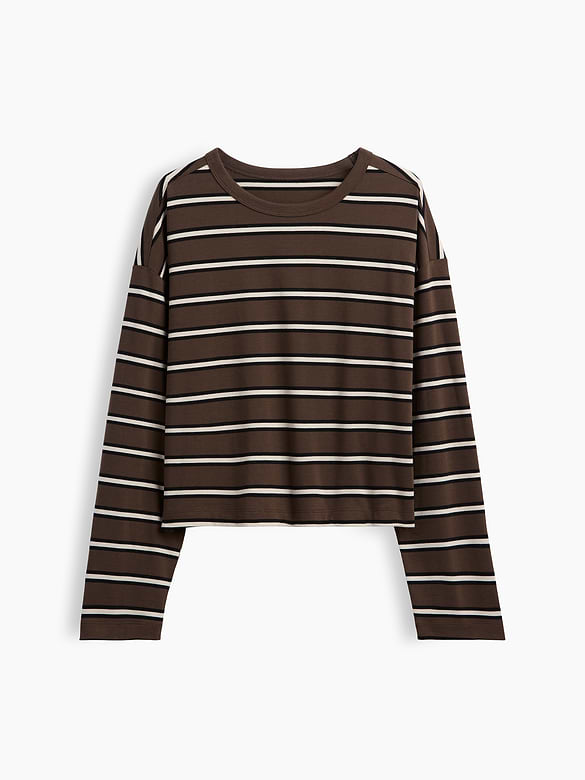 Gap Knit Oversized Crop T-Shirt — photo 5