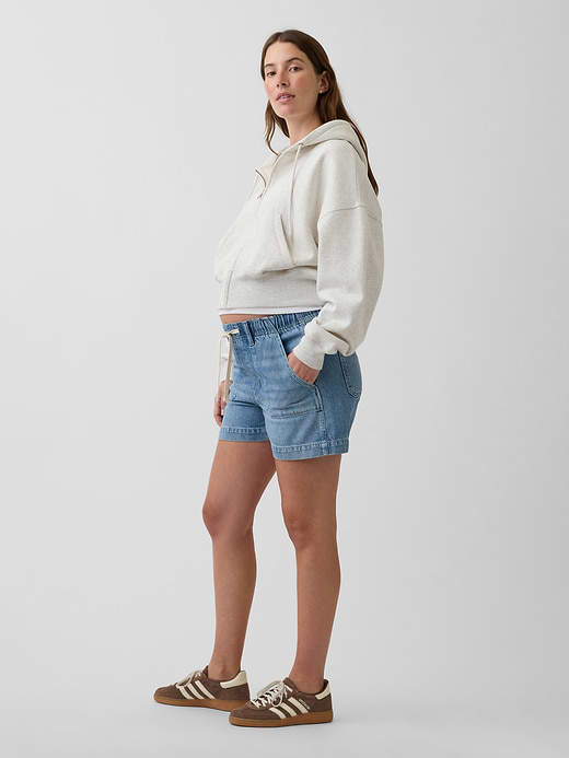Gap Maternity Full Panel UltraSoft Denim Easy Shorts — photo 4