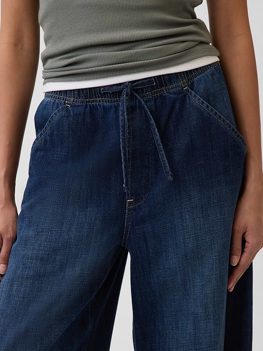 Gap Mid Rise UltraSoft Easy Horseshoe Jeans — photo 4