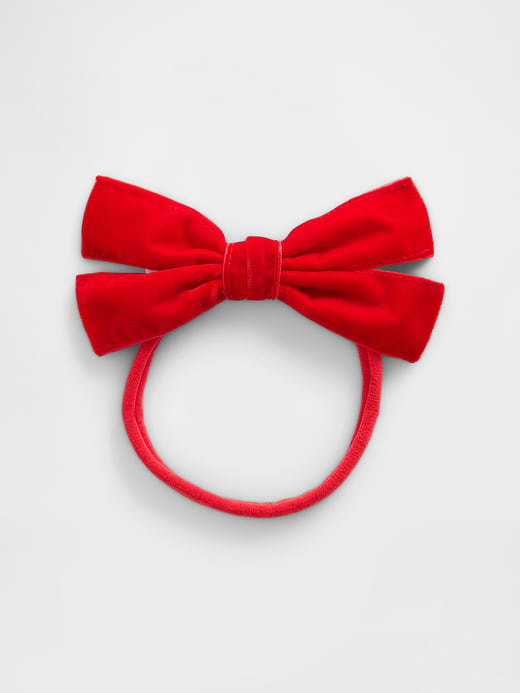 Gap Baby Velour Bow Headband — photo 1