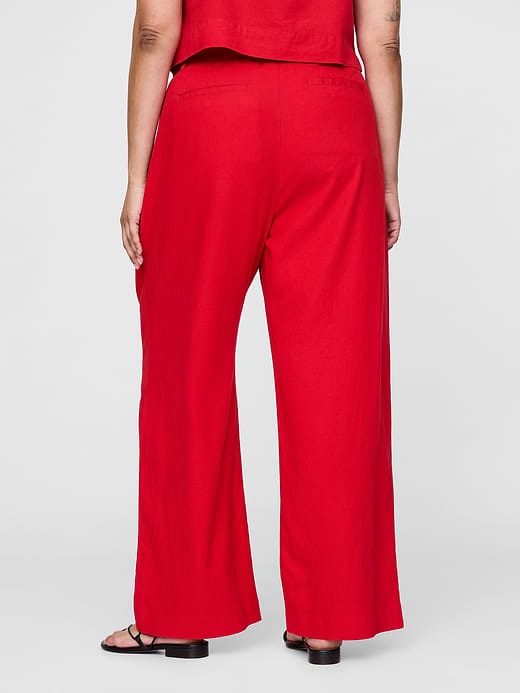 Gap 365 High Rise Linen-Blend Trousers — photo 7