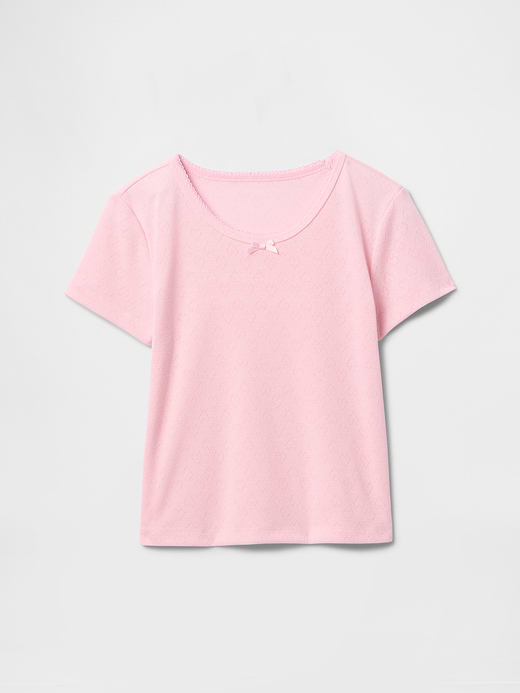 Gap Kids Recycled Pointelle PJ T-Shirt — photo 1