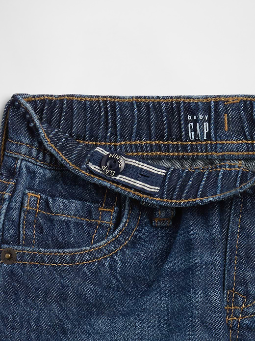 Gap Baby & Toddler UltraSoft Denim Pull-On Shorts — photo 4