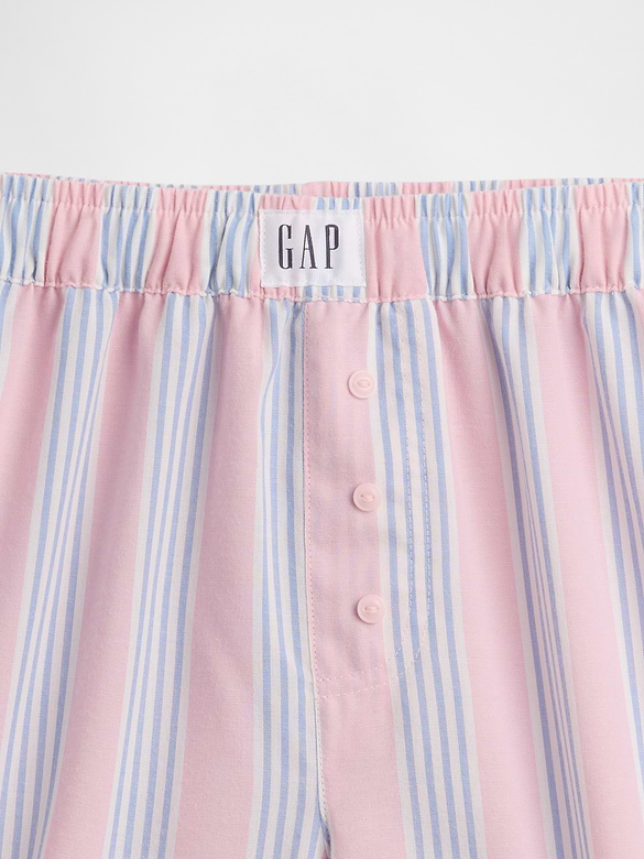 Gap Kids Recycled Poplin PJ Boxer Shorts — photo 5