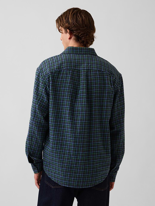 Gap Relaxed Flannel Shirt — photo 4