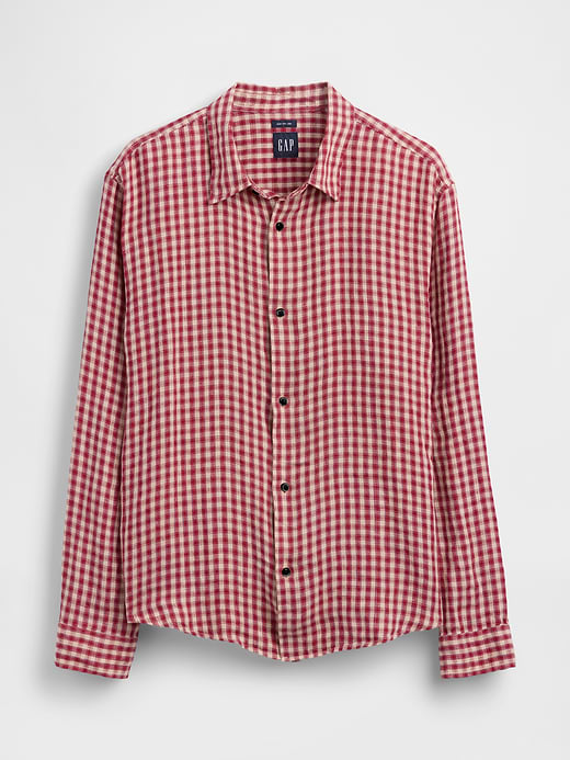 Gap 100% Linen Classic Shirt — photo 6