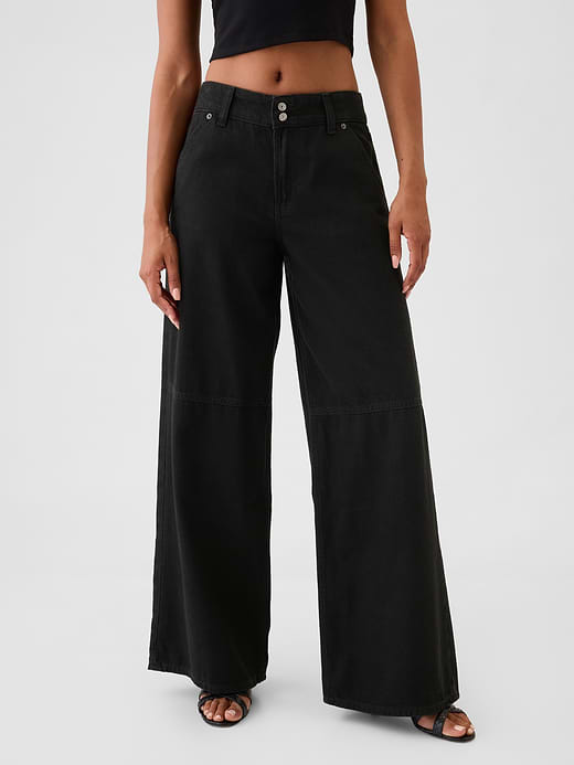 Gap Mid Rise UltraSoft Baggy Jeans — photo 3