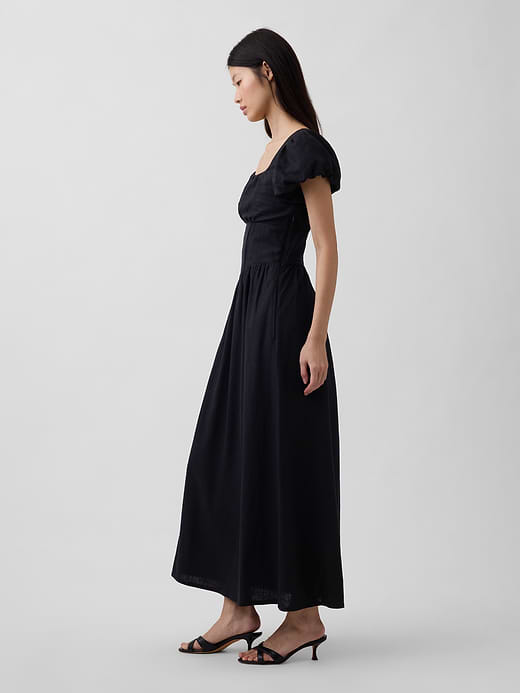 Gap Linen-Blend Drop-Waist Maxi Dress — photo 4