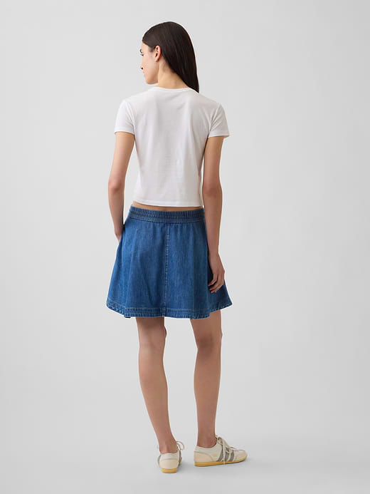 Gap UltraSoft Denim Easy Mini Skirt — photo 3