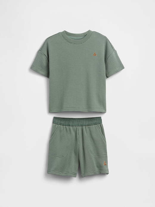 Gap Baby & Toddler Textured Stripe Outfit Set — photo 1