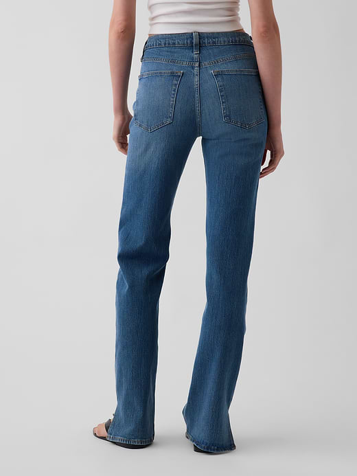 Gap Mid Rise Relaxed Straight Jeans — photo 5