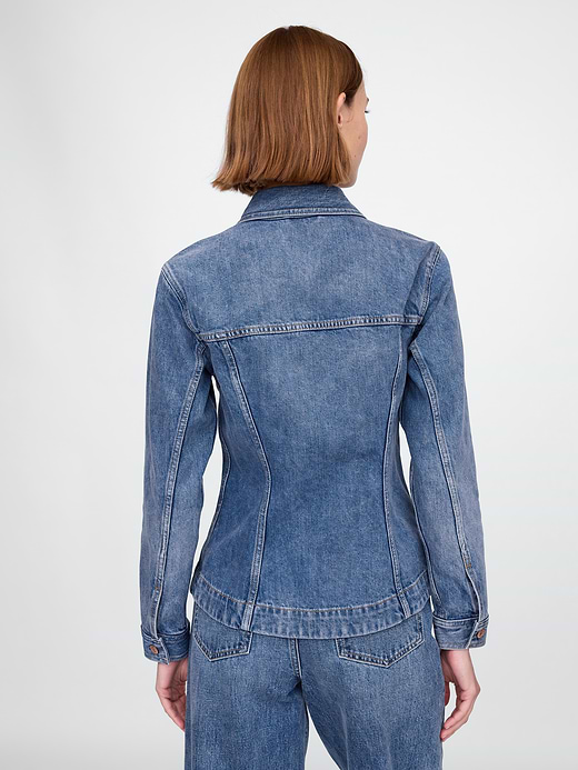 Gap Longline Denim Jacket — photo 4
