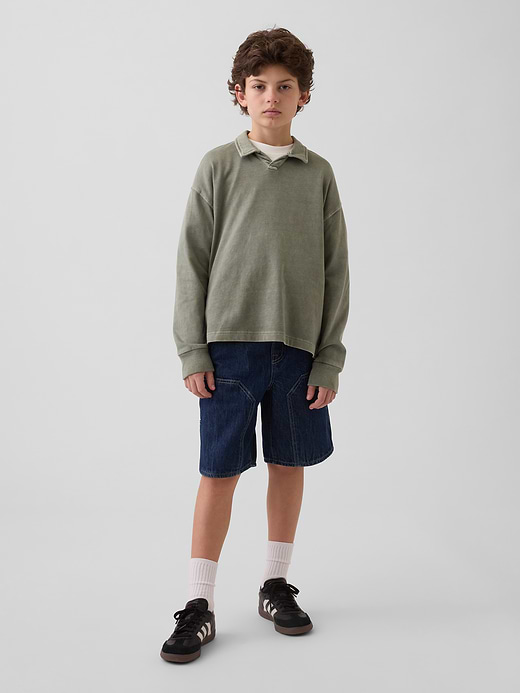 Gap Kids UltraSoft '90s Loose Easy Denim Shorts — photo 1