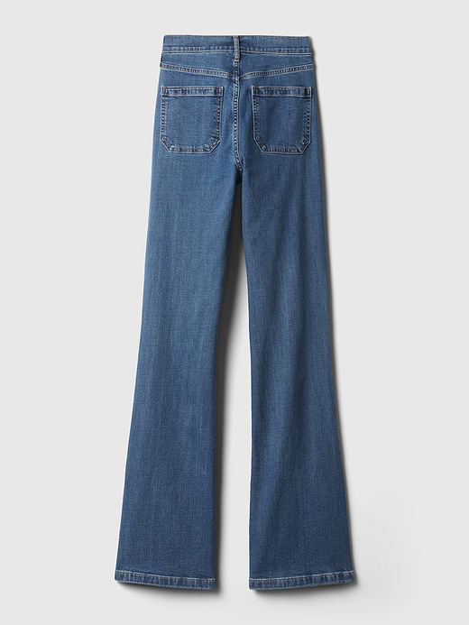 Gap High Rise '70s Flare Jeans — photo 9