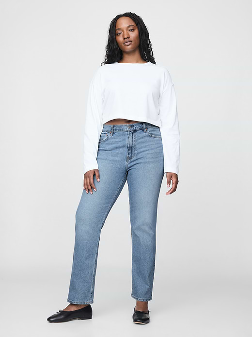 Gap High Rise ’90s Slim Straight Jeans — photo 6