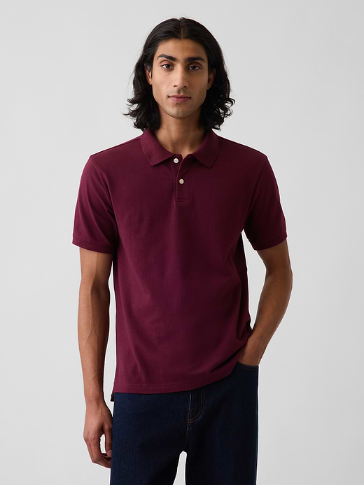 Gap Pique Polo Shirt — photo 1