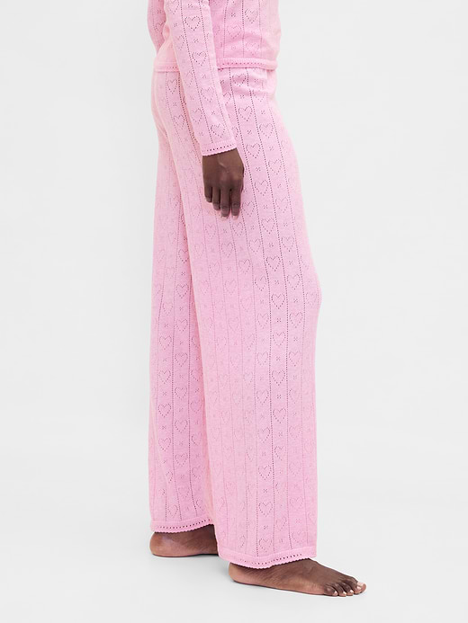 Gap Lightweight CashSoft Pointelle Heart PJ Pants — photo 4