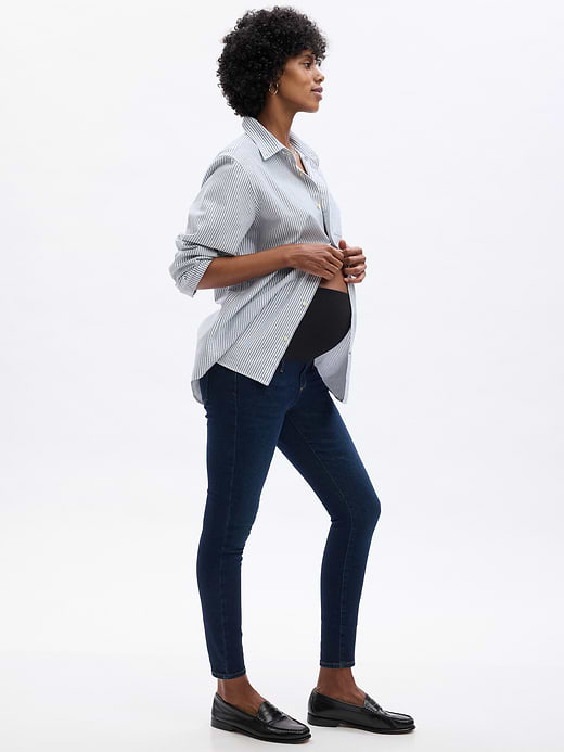 Gap Maternity Full-Panel True Skinny Jeans — photo 4