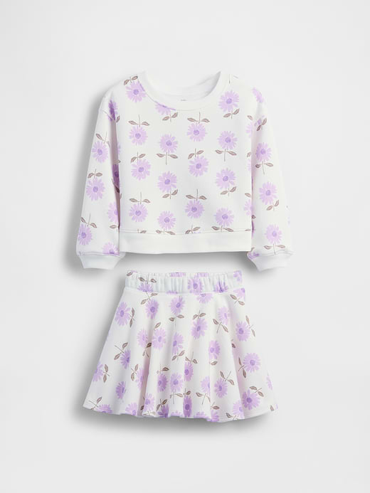 Gap Baby & Toddler VintageSoft Floral Skort Set — photo 3
