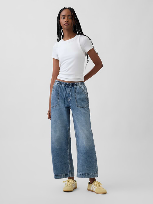 Gap Low Rise '90s Loose Easy Crop Jeans — photo 1