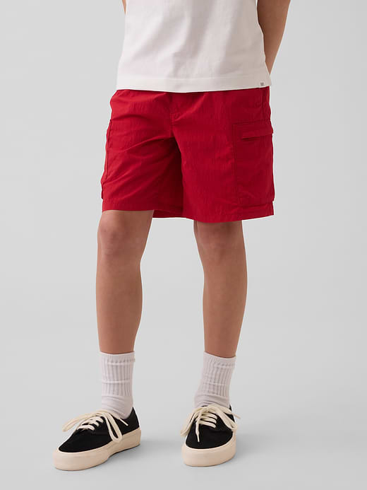 Gap Kids Relaxed Quick-Dry Cargo Shorts — photo 4