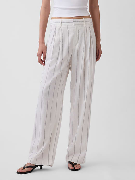 Gap 365 High Rise Linen-Blend Trousers — photo 3