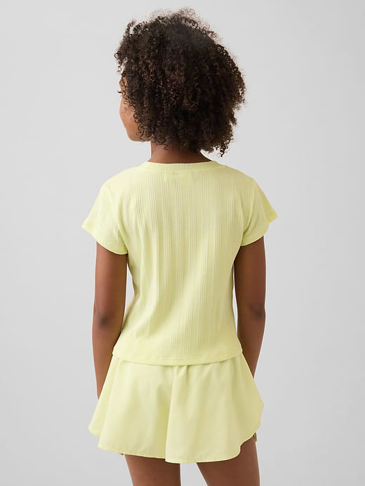 Gap Kids Variegated Rib Fitted T-Shirt — photo 4