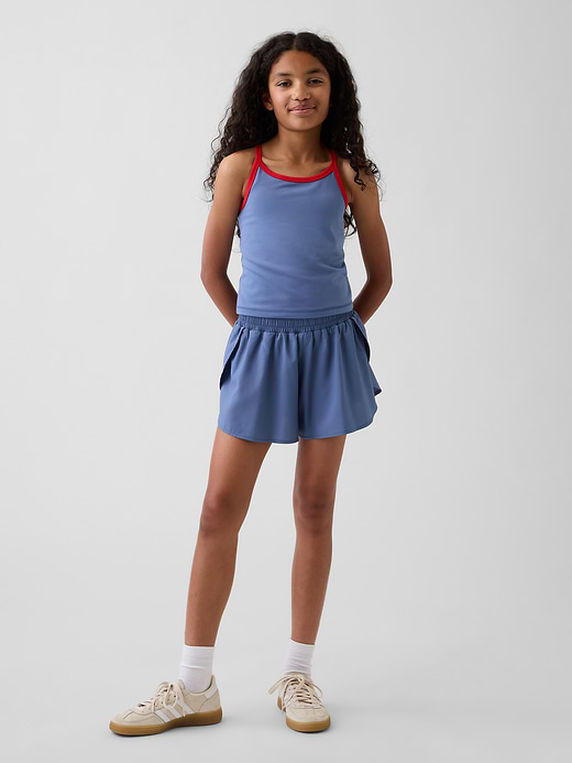 Gap Kids Quick-Dry Butterfly-Hem Run Shorts — photo 1