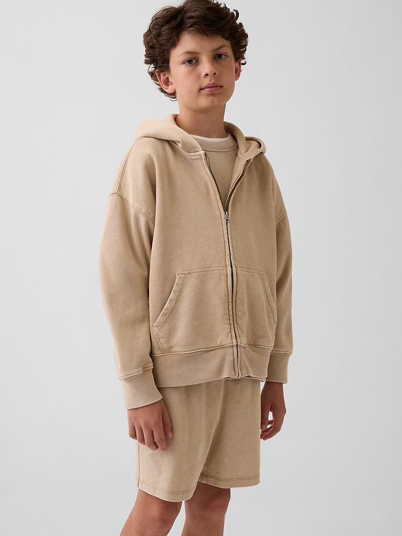 Gap Kids VintageSoft Relaxed Zip Hoodie — photo 6