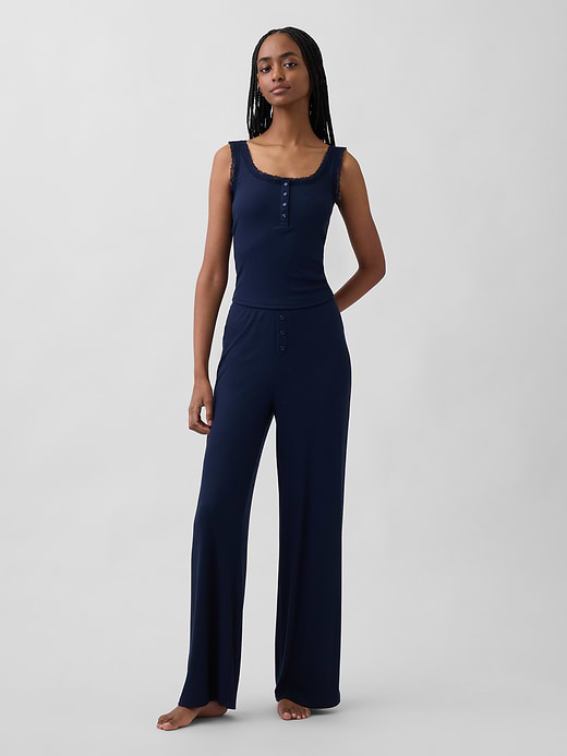 Gap Mini Rib Lace PJ Tank Top — photo 3