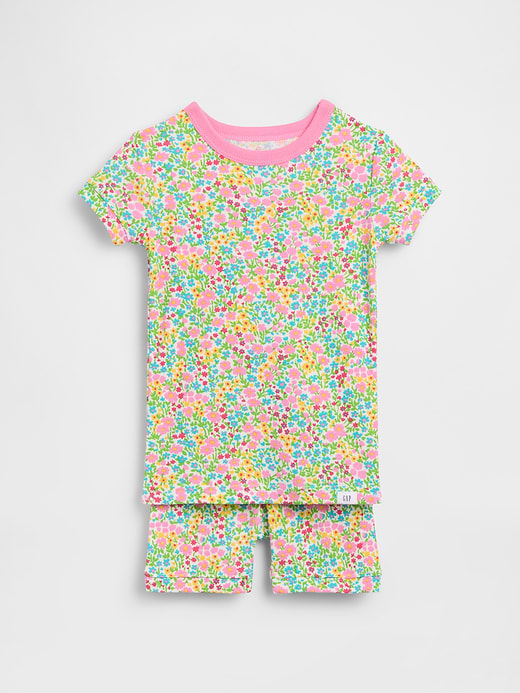 Gap Baby & Toddler Organic Brushed Cotton Floral PJ Short Set — photo 1