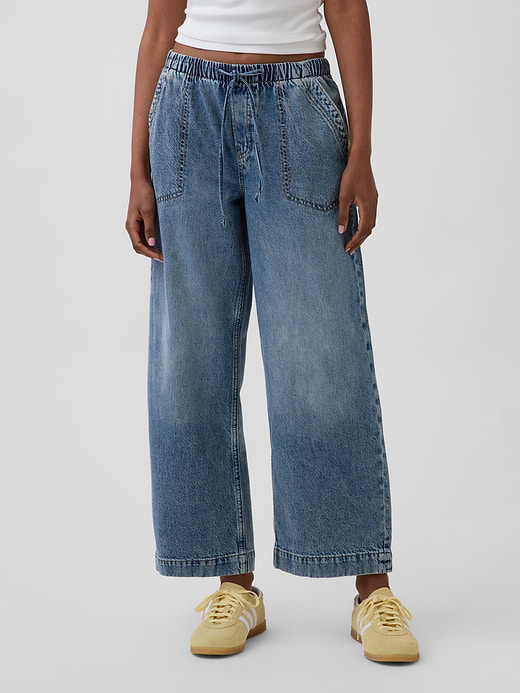 Gap Low Rise '90s Loose Easy Crop Jeans — photo 3