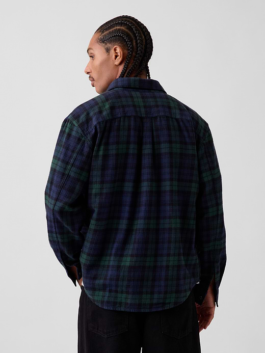 Gap Relaxed Flannel Shirt — photo 4