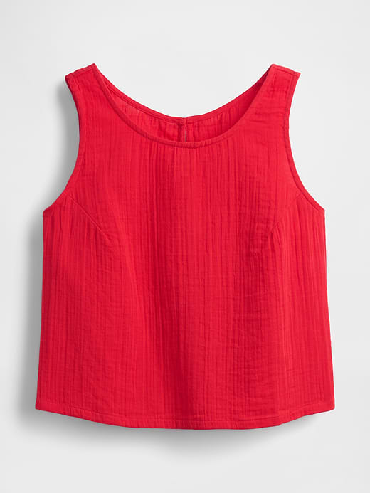 Gap Cotton Gauze Racer Shell Tank Top — photo 6