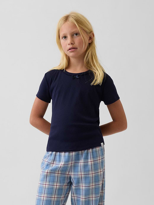 Gap Kids Recycled Pointelle PJ T-Shirt — photo 1