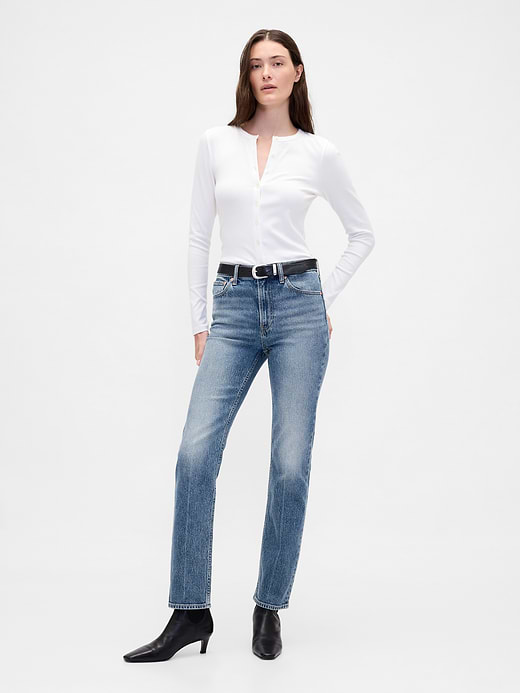 Gap High Rise ’90s Slim Straight Jeans — photo 1