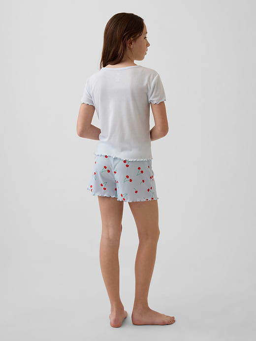 Gap Kids Recycled Rib PJ Short Set — photo 4
